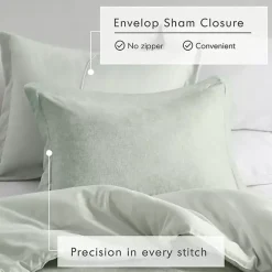 Kirklands Home Comforters|Chambray 3-pc. Full/Queen Comforter Set Green