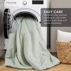 Kirklands Home Comforters|Chambray 3-pc. Full/Queen Comforter Set Green