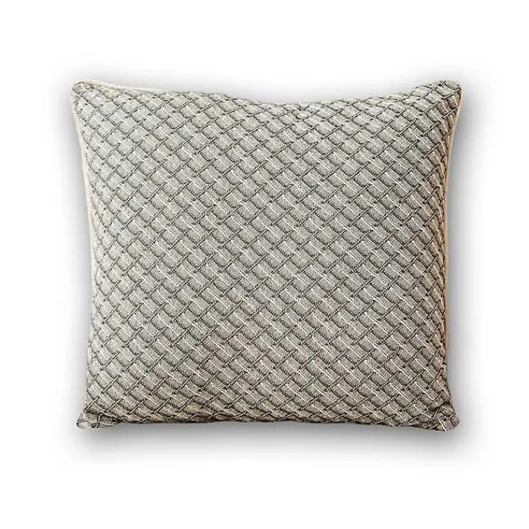Clearance Cross-Stitch Woven Pillow Pillows