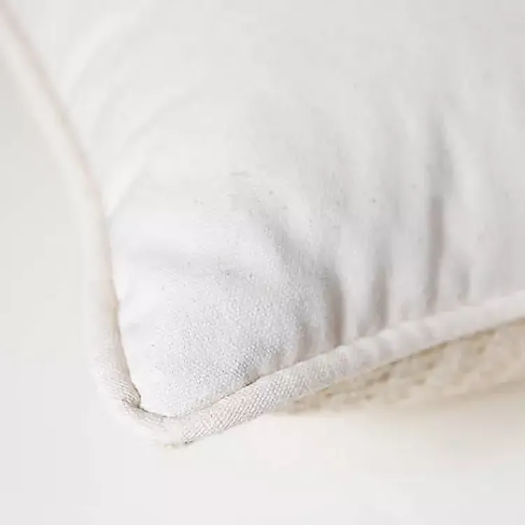 Clearance Cross-Stitch Woven Pillow Pillows