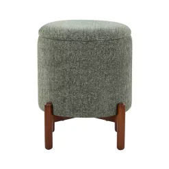 Kirklands Home Benches & Ottomans|Daniella Storage Ottoman Green