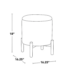 Kirklands Home Benches & Ottomans|Daniella Storage Ottoman Green