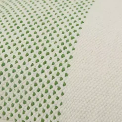 Sale Green Dotted Colorblock Throw Pillow Pillows