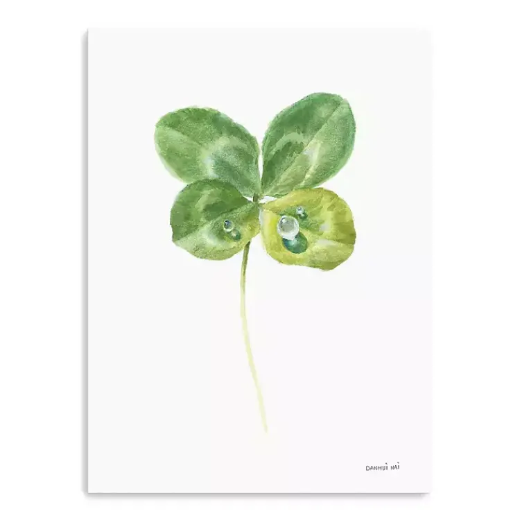 New Green Lucky Clover Canvas Art Print St Patricks Day Decorations