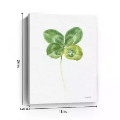 New Green Lucky Clover Canvas Art Print St Patricks Day Decorations