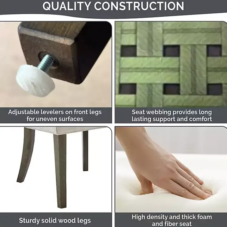 Kirklands Home Dining Chairs|Madison Park Ultra Dining Chairs, Set of 2 Green