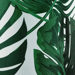 Kirklands Home Outdoor Curtains|Green Palm Leaf Outdoor Curtain Panel Set, 96 in.