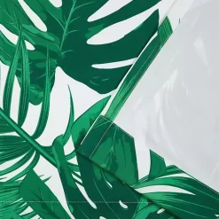 Kirklands Home Outdoor Curtains|Green Palm Leaf Outdoor Curtain Panel Set, 96 in.