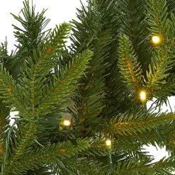 Discount Pine Clear LED Garland Christmas Arrangements & Garland