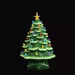 Sale Pre-lit Nostalgic Christmas Tree, 14 in. Christmas Decorations