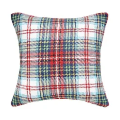 New Green Red Blue Morris Plaid Christmas Throw Pillow Christmas Pillows