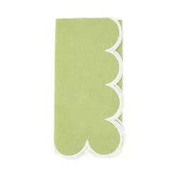 Kirklands Home Table Linens|Scalloped Edge Napkins, Set of 4 Green