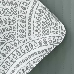 Kirklands Home Quilts|Green Scalloped Reversible 2-pc. Twin Quilt Set