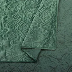 Kirklands Home Quilts|Secret Garden 3-pc. Full/Queen Quilt Set Green