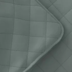 Kirklands Home Quilts|Stitched Diamond 3-pc. Queen Quilt Set Green