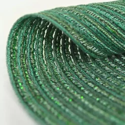 Kirklands Home Table Linens|Variegated Round Placemats, Set of 6 Green