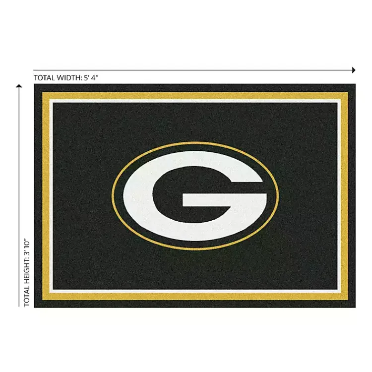 Kirklands Home Area Rugs|bay Packers Area Rug, 4x6 Green