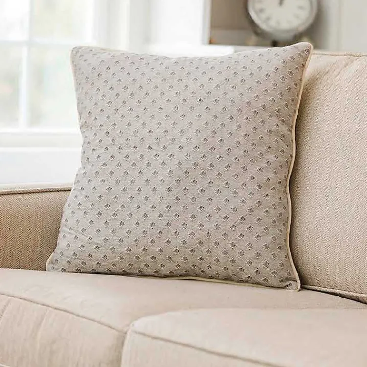 Clearance Grey Pin Point Pillow Pillows