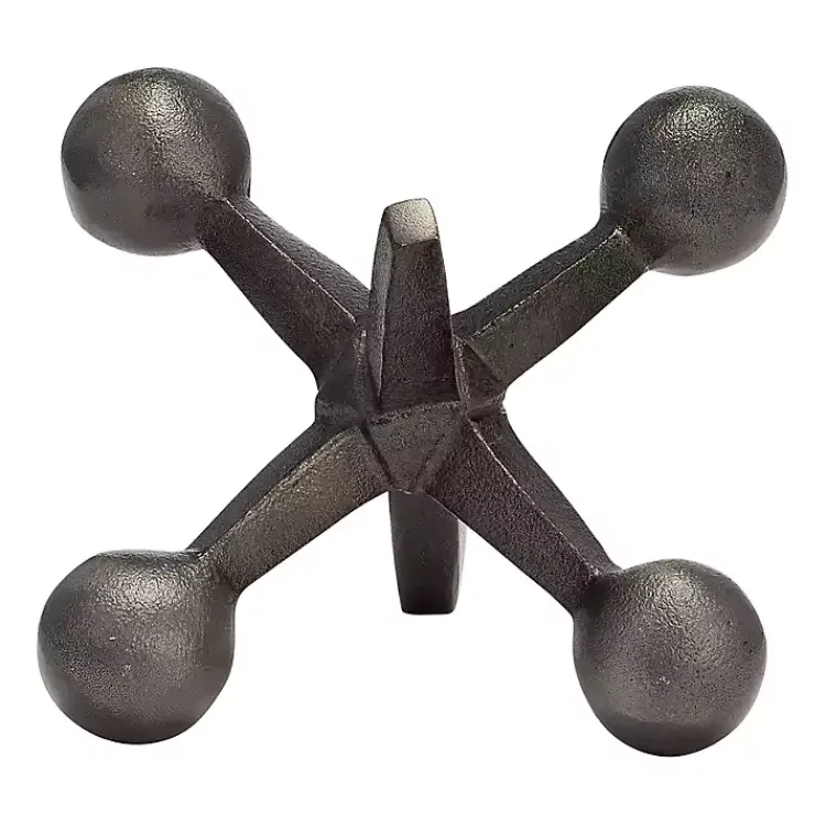 New Gunmetal Metal Jack Sculpture Statues & Figurines