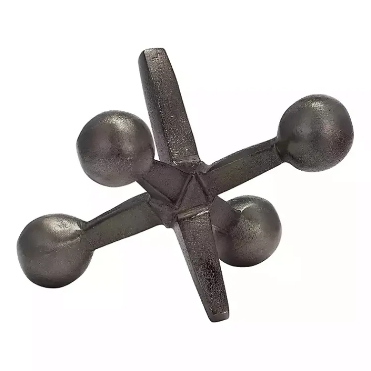 New Gunmetal Metal Jack Sculpture Statues & Figurines