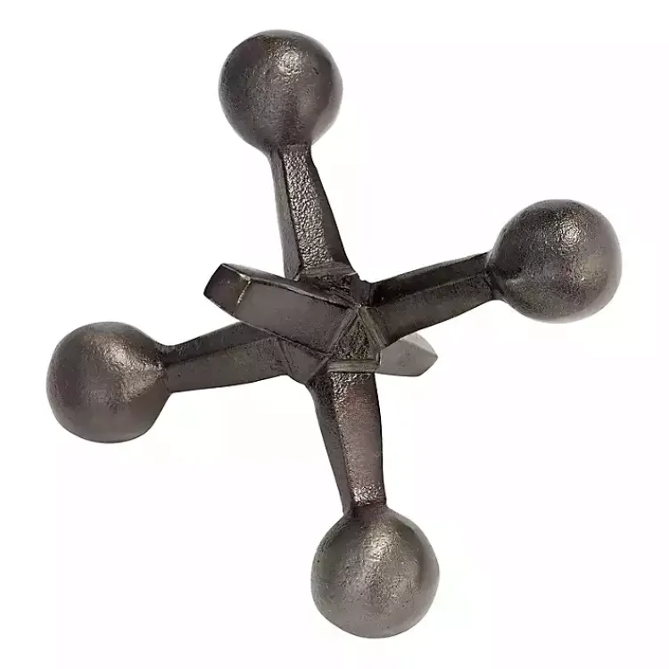 New Gunmetal Metal Jack Sculpture Statues & Figurines