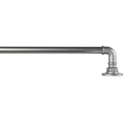 Kirklands Home Curtain Rods & Hardware|Gunmetal Hyde Wrap Around Curtain Rod, 120 in.