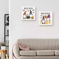 Discount Halloween Gnomes Canvas Art Prints, Set of 2 Halloween