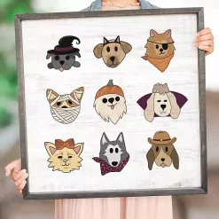 Best Halloween Hounds Framed Art Print Halloween