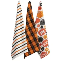 Hot Halloween Pattern Kitchen Towels, Set of 3 Halloween