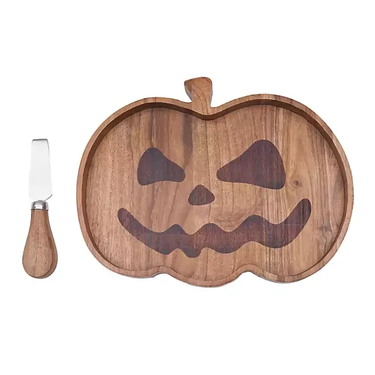 Sale Halloween Pumpkin Serving Board with Spreader Halloween