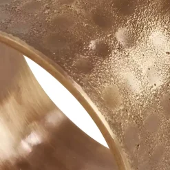 Kirklands Home Kitchen Accessories|Hammered Brass Inverted Napkin Rings, Set of 4 Gold