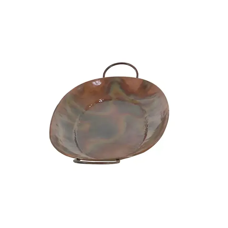 Sale Hammered Copper 3-pc. Iridescent Tray Set Decorative Trays