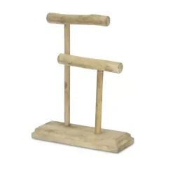 Kirklands Home Bathroom Accessories|Handmade Driftwood Medium Jewelry Stand Brown