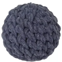 New Handmade Navy Jute Rope Orbs, Set of 4 Bowl Filler