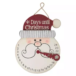 Outlet Hanging Santa Claus Advent Calendar Christmas Art & Wall Decor