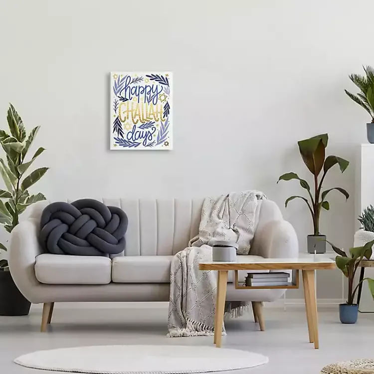 Outlet Happy Challah Days Canvas Art Print Hanukkah Decorations
