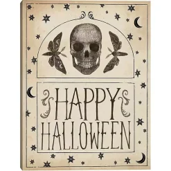 Discount Happy Halloween Macabre Canvas Art Print Halloween