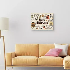Happy Halloween Town Halloween Wall Art Halloween