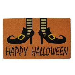 New Happy Halloween Witch Feet Doormat Halloween