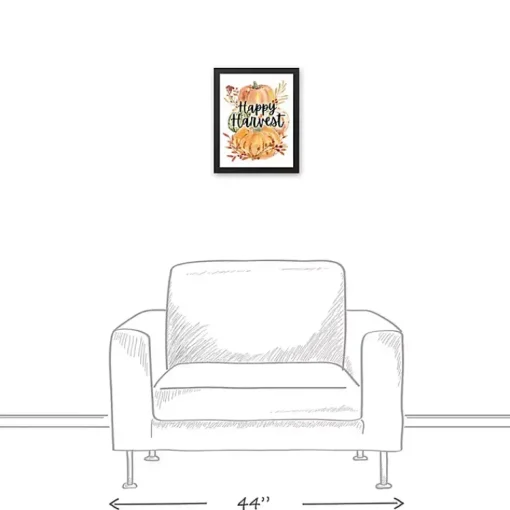 Sale Happy Harvest Framed Canvas Art Print Fall
