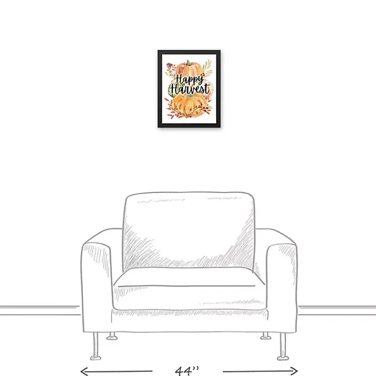Sale Happy Harvest Framed Canvas Art Print Fall