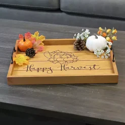 Outlet Happy Harvest Wood Tray Fall