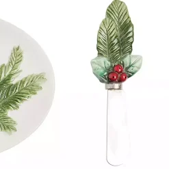 Kirklands Home Serving & Entertaining|Happy Holidays Oval Serving Platter with Spreader