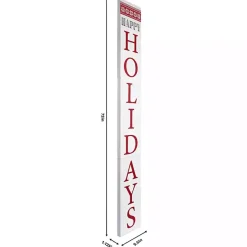 Sale Happy Holidays Snowflake Christmas Porch Board Outdoor Christmas Decorations