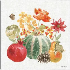 Discount Harvest Fruits Bouquet Canvas Art Print Fall