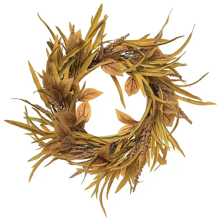 Sale Harvest Rustic Stalks Wreath Fall