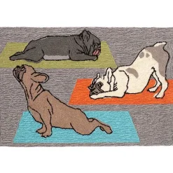 Kirklands Home Doormats|Hatha Pups Outdoor Mat Multi