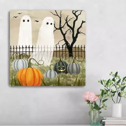 Clearance Haunting the Pumpkin Patch Canvas Art Print Halloween