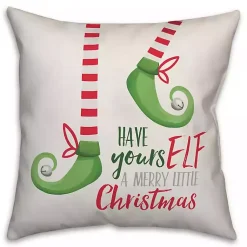 Outlet Have Yours Elf Double Sided Pillow Christmas Pillows