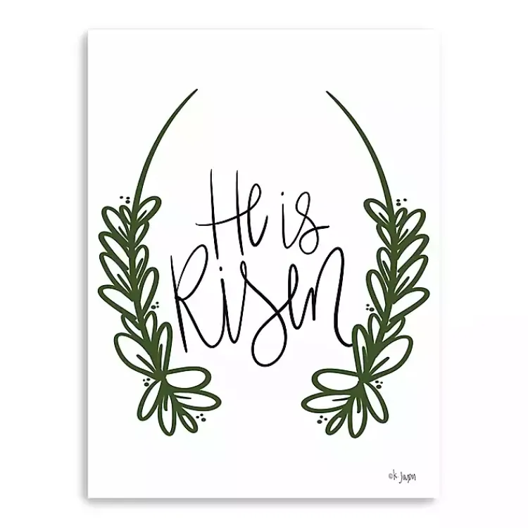 Best He is Risen Canvas Art Print Easter Decorations